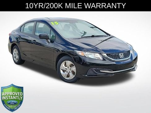 Used 2015 Honda Civic LX image 1