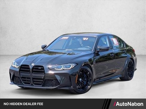 Used 2021 BMW M3 Competition w/ Executive Package RWD image 1