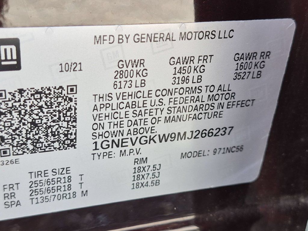 Used 2021 Chevrolet Traverse LT AWD/4WD image 26