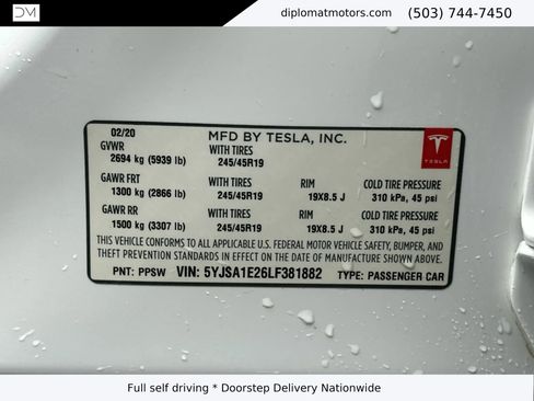 Used 2020 Tesla Model S Long Range Plus image 45