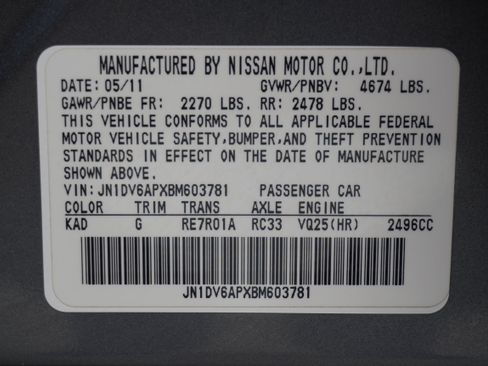 Used 2011 INFINITI G25 RWD image 24