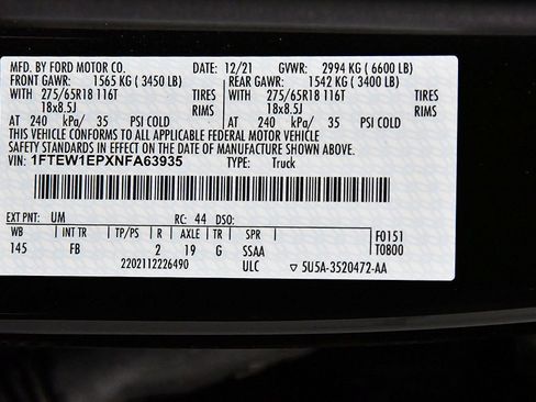 Used 2022 Ford F150 XLT w/ Equipment Group 302A High image 16