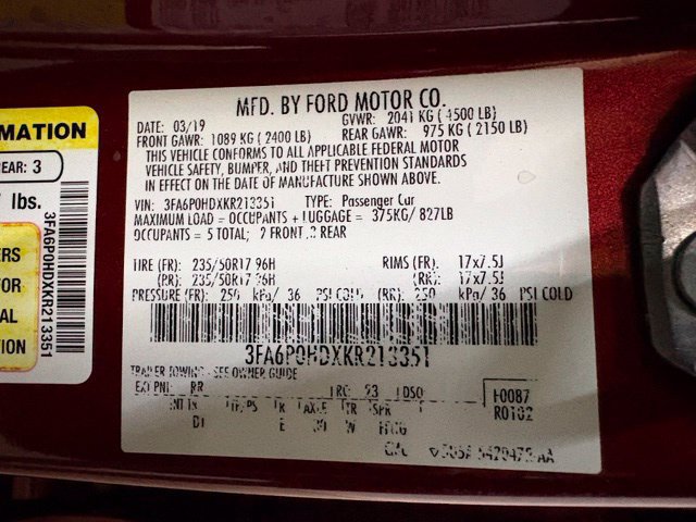 Used 2019 Ford Fusion SE FWD image 51