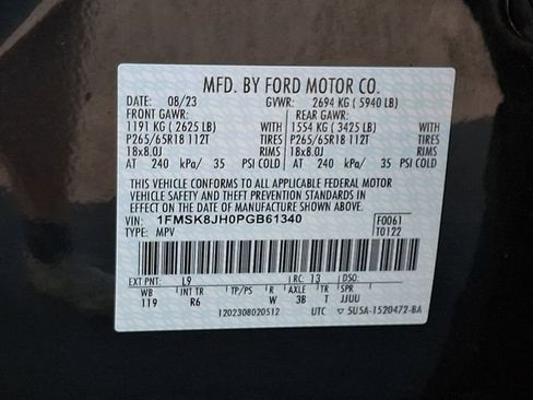Used 2023 Ford Explorer Timberline AWD/4WD image 28