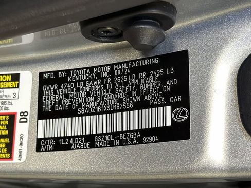 Certified 2025 Lexus ES 350 w/ Premium Package image 34