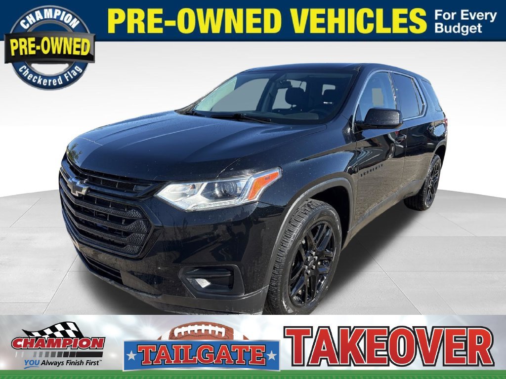 Used 2021 Chevrolet Traverse LS w/ LPO, Blackout Package FWD image 1