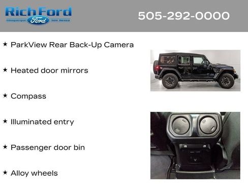 Used 2023 Jeep Wrangler Unlimited Rubicon 4xe AWD/4WD image 46
