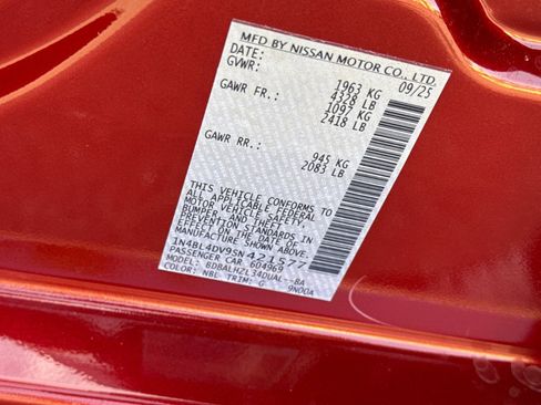 New 2025 Nissan Altima 2.5 SV w/ SV Special Edition Package image 22