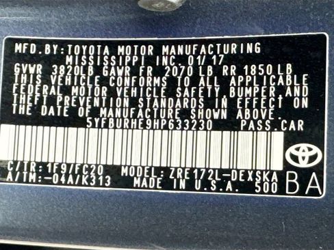 Used 2017 Toyota Corolla SE image 40