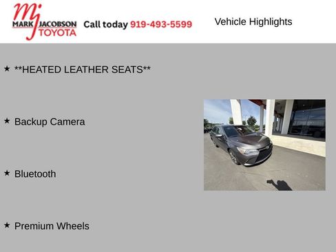 Used 2015 Toyota Camry XSE FWD image 5