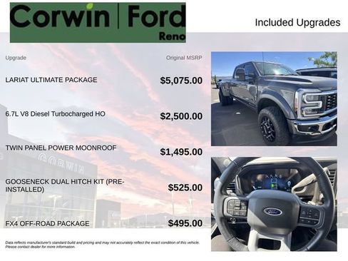 Used 2023 Ford F450 Lariat w/ Lariat Ultimate Package AWD/4WD image 3