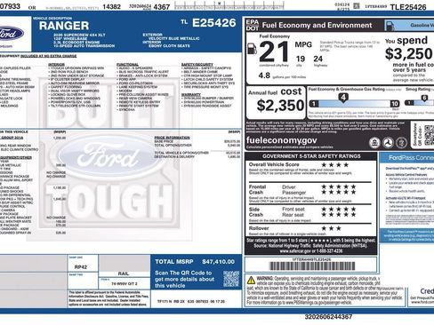 New 2026 Ford Ranger XLT AWD/4WD image 45