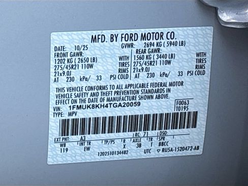 Used 2026 Ford Explorer ST-Line w/ ST-Line Street Pack AWD/4WD image 36