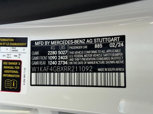 Used 2024 Mercedes-Benz C 300 Sedan w/ AMG Line w/ Night Package image 53