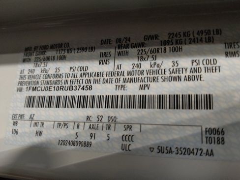 Used 2024 Ford Escape SE FWD image 33