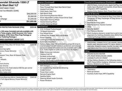 Certified 2021 Chevrolet Silverado 1500 LT w/ LPO, Liner Protection Package image 6