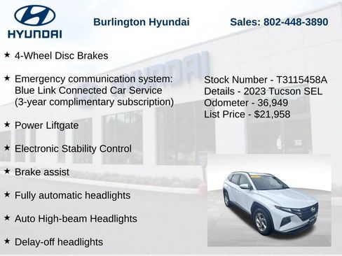 Used 2023 Hyundai Tucson SEL FWD image 15