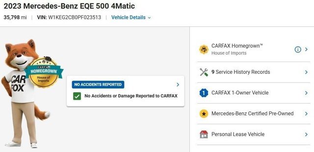 Certified 2023 Mercedes-Benz EQE 500 4MATIC Sedan image 3