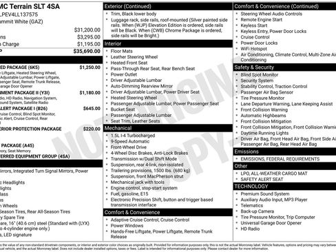 Used 2020 GMC Terrain SLT w/ Preferred Package image 38