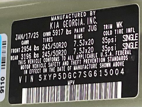 Used 2025 Kia Telluride SX Prestige X-Line image 35