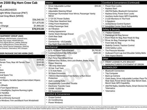 Used 2024 RAM 2500 Big Horn image 28