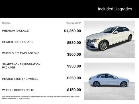 Used 2018 Mercedes-Benz C 300 4MATIC Sedan w/ Premium Package image 10