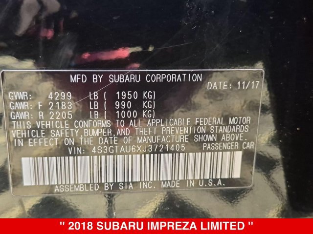 Used 2018 Subaru Impreza 2.0i Limited AWD/4WD image 39