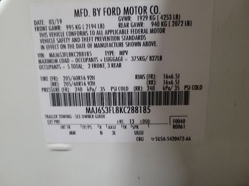 Used 2019 Ford EcoSport S image 33