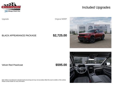 New 2025 Jeep Grand Cherokee L Limited w/ Black Appearance Package image 6