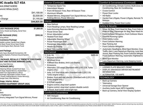 Used 2021 GMC Acadia SLT w/ Technology Package image 16