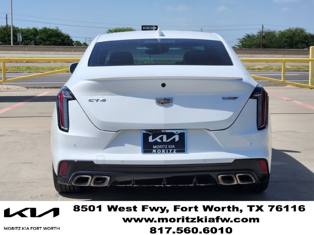 Used 2022 Cadillac CT4 V w/ Navigation Package RWD image 6