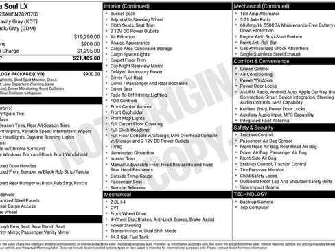 Used 2022 Kia Soul LX w/ Technology Package image 7