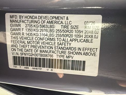 New 2026 Honda Pilot Sport image 19