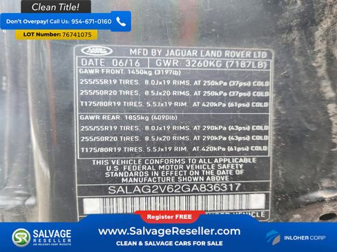 Used 2016 Land Rover LR4 HSE image 19