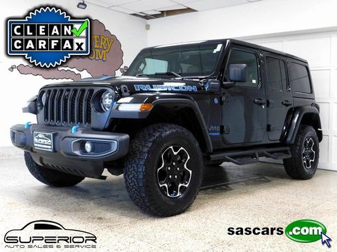 Used 2022 Jeep Wrangler Unlimited Rubicon 4xe w/ Dual Top Group image 1