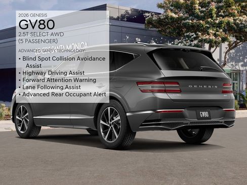 New 2026 Genesis GV80 2.5T Select AWD/4WD image 11