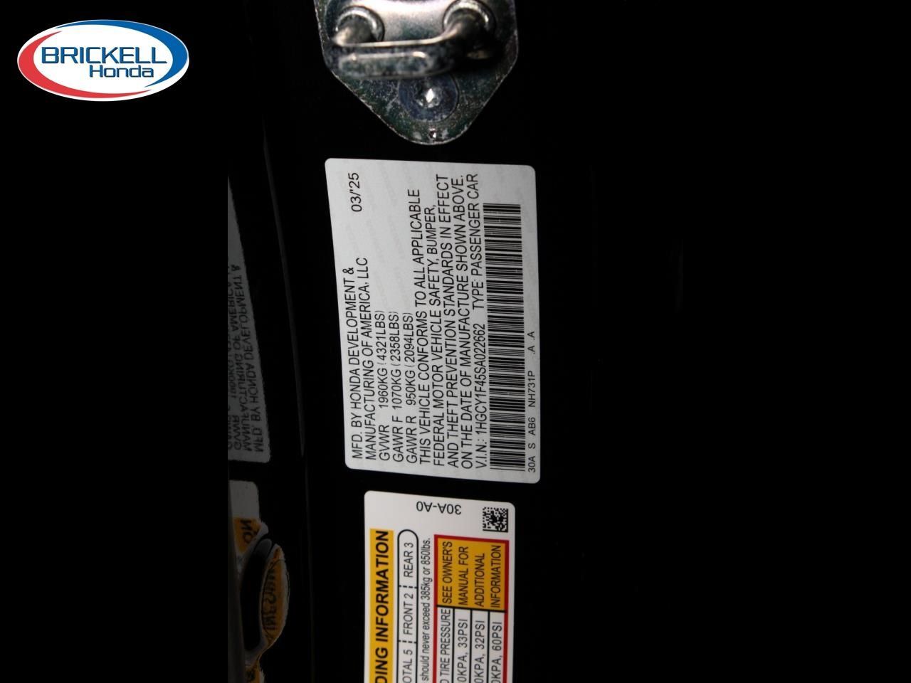 Certified 2025 Honda Accord SE image 40