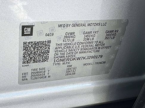 Used 2019 Chevrolet Traverse LT w/ LPO, Cargo Package FWD image 29