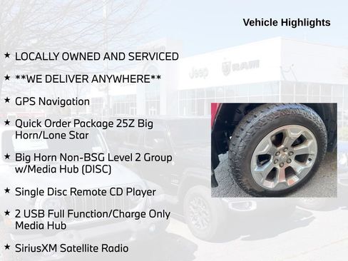 Used 2019 RAM 1500 Big Horn AWD/4WD image 5