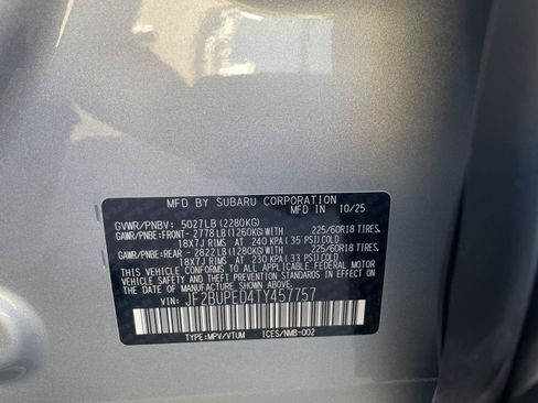 Certified 2026 Subaru Outback Touring AWD/4WD image 31