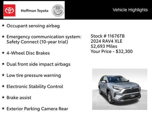 Used 2024 Toyota RAV4 XLE AWD/4WD image 29