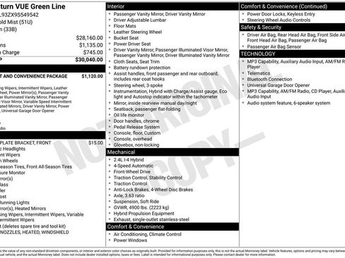 Used 2009 Saturn Vue Green Line FWD image 6