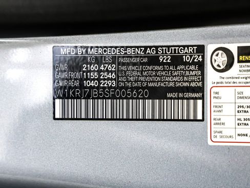 Certified 2025 Mercedes-Benz AMG GT 63 image 26