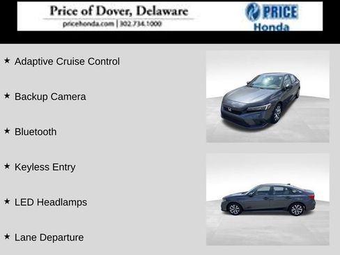 Certified 2023 Honda Civic LX image 2