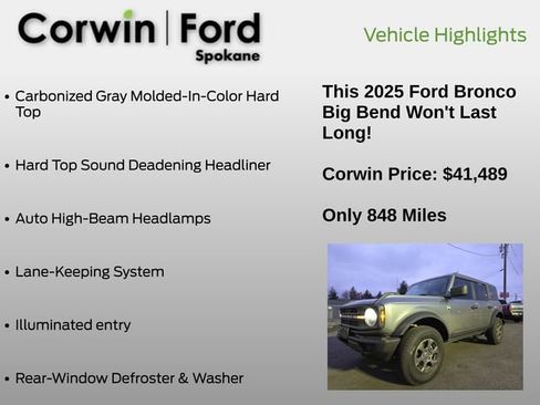 Used 2025 Ford Bronco Big Bend image 12