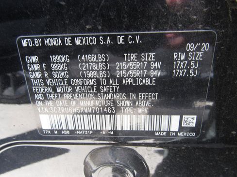 Used 2021 Honda HR-V EX image 6