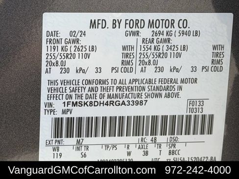 Used 2024 Ford Explorer XLT w/ Equipment Group 202A AWD/4WD image 36