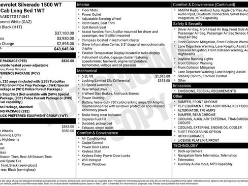 New 2026 Chevrolet Silverado 1500 W/T w/ WT Value Package image 27