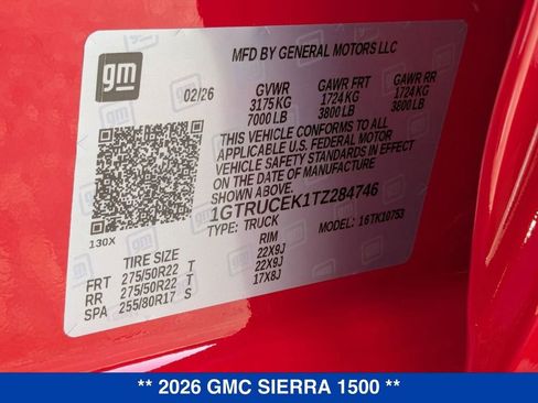 New 2026 GMC Sierra 1500 Elevation w/ Elevation Select Package AWD/4WD image 36