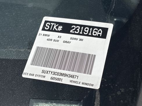 Used 2021 BMW X3 sDrive30i w/ Convenience Package RWD image 10